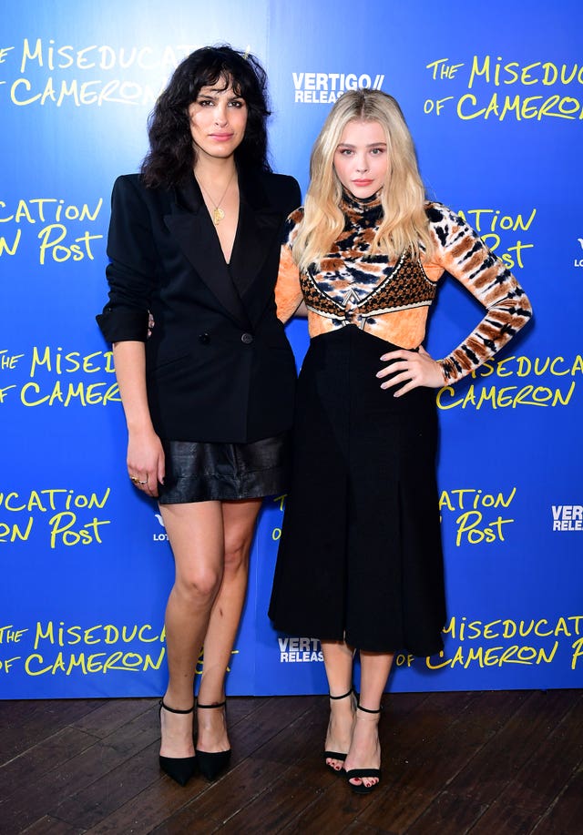  Desiree Akhavan and Chloe Grace Moretz on the red carpet