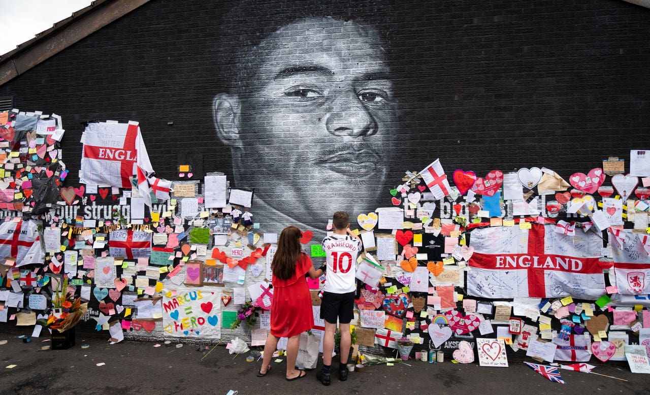 CCTV footage released in hunt for Marcus Rashford mural vandal Jersey