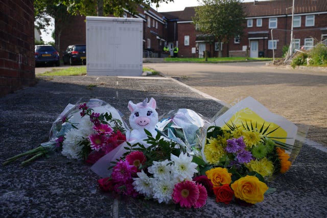 The shootings began in Biddick Close in Keyham on August 12 2021 (Ben Birchall/PA)