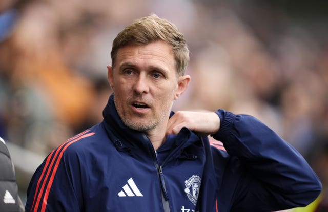 Darren Fletcher in a Manchester United tracksuit jacket