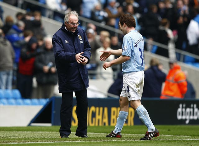 Former England manager Sven-Goran Eriksson endured a difficult time at Manchester City