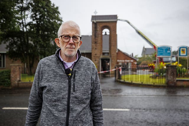 Co Antrim church fire