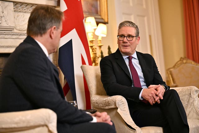 Prime Minister Sir Keir Starmer with Prime Minister of Belgium Bart De Wever