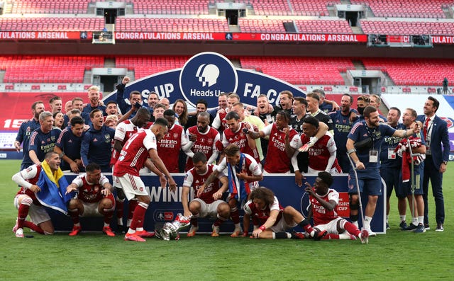 Arsenal won their first silverware under new manager Mikel Arteta