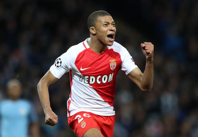 Kylian Mbappe was a thorn in City's side when they lost to Monaco