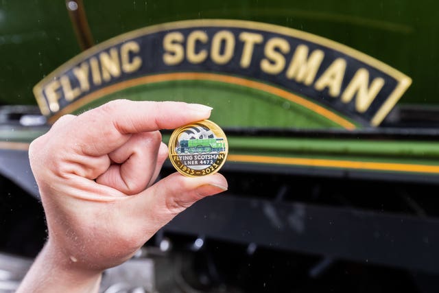 The Royal Mint’s Flying Scotsman coin