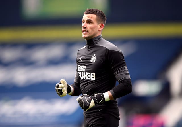 Newcastle goalkeeper Karl Darlow has been struggling with Covid-19 