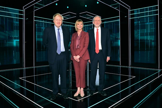 Johnson v Corbyn: The ITV Debate, Manchester, UK – 19 Nov 2019