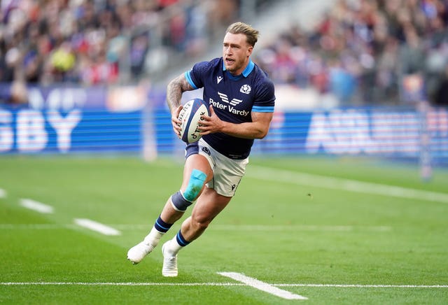 Stuart Hogg playing in France v Scotland – Guinness Six Nations – Stade de France