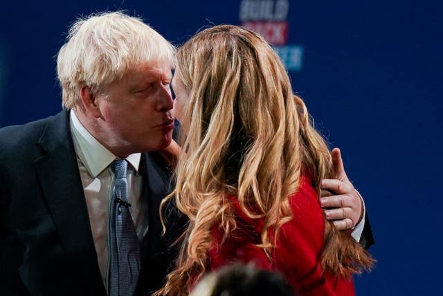 Boris and Carrie Johnson