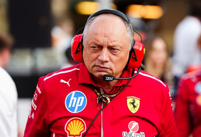 Ferrari team principal Fred Vasseur ahead of the 2025 Abu Dhabi Grand Prix