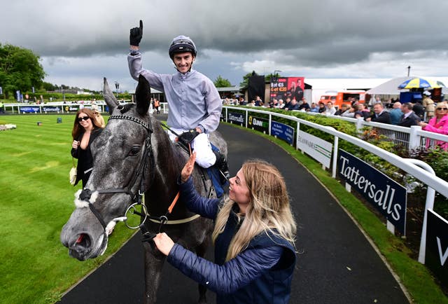 Fallen Angel after winning the Irish 1,000 Guineas earlier in the year