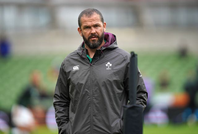 Ireland head coach Andy Farrell has made six personnel changes to his starting XV
