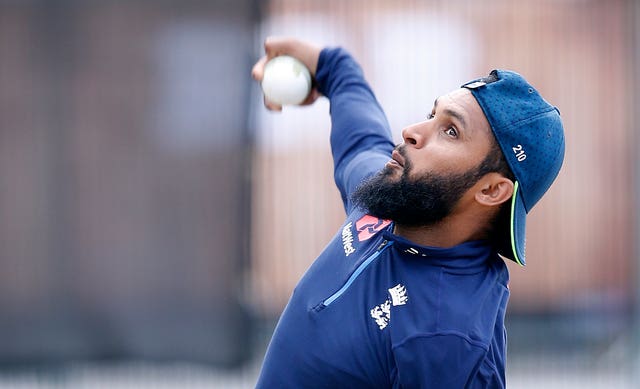 Adil Rashid is only playing white-ball cricket for Yorkshire (Martin Rickett/PA)