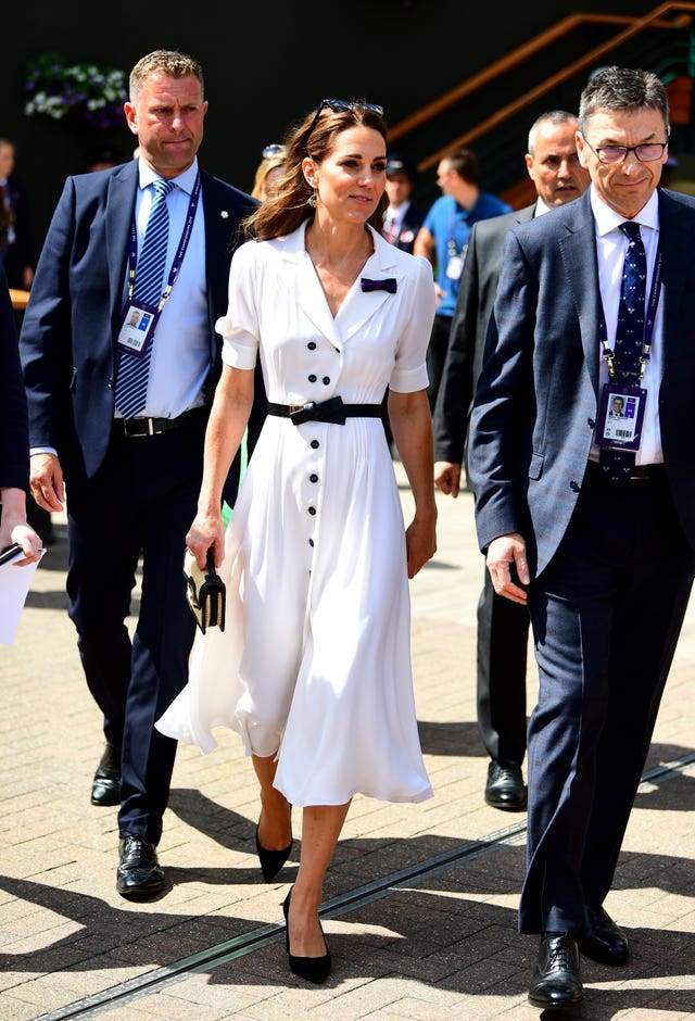 The Duchess of Cambridge is a tennis fan