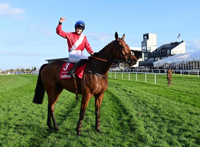 Rachael Blackmore and Envoi Allen after winning at Down Royal 