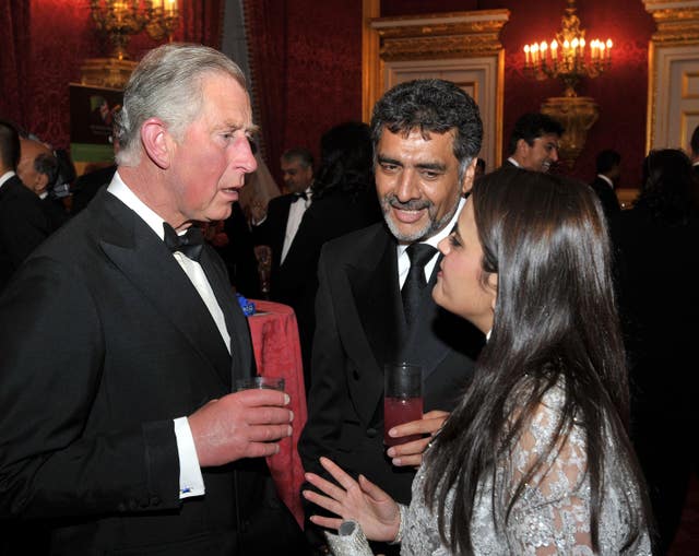 Prince of Wales at the British Asian Trust dinner