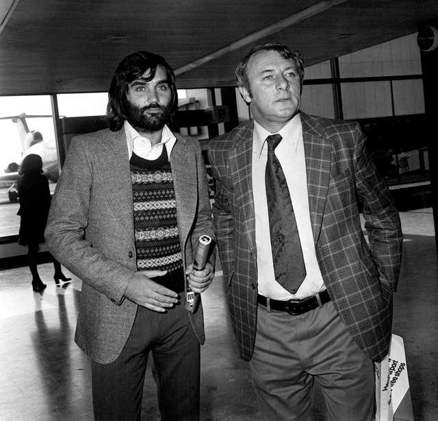 George Best & Tommy Docherty – Heathrow Airport – London