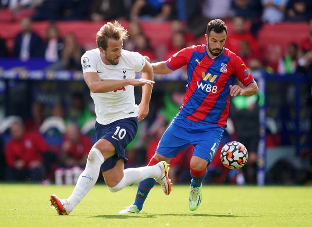 Harry Kane failed to make an impression against Crystal Palace