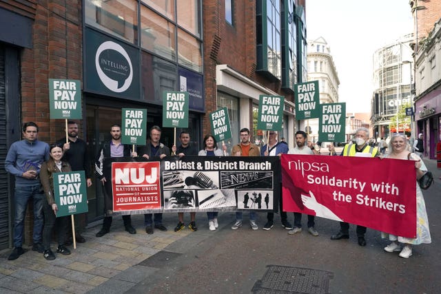 NUJ members strike at Reach publications