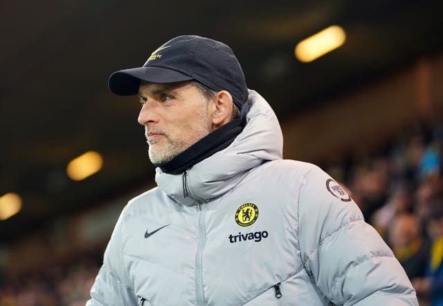 Thomas Tuchel on the touchline