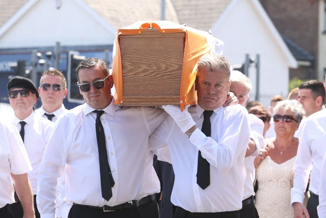 Funeral takes place for Joe Clarke, one of the Hooded Men - The Irish News