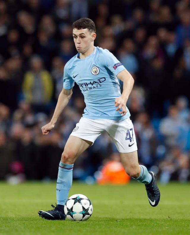 Foden was given his City debut by Guardiola in 2017
