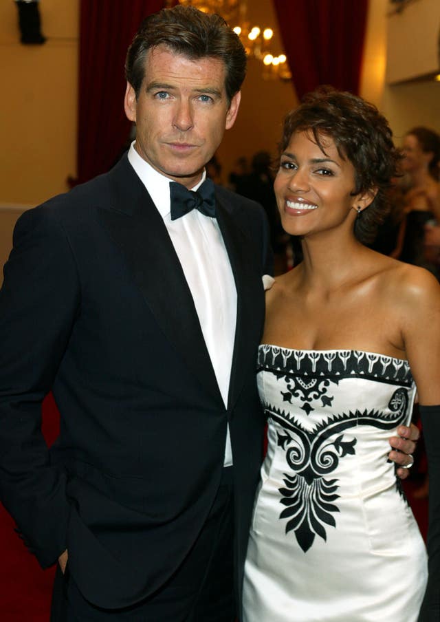 Pierce Brosnan and Halle Berry