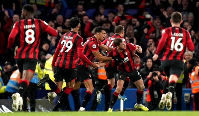 Bournemouth's Dan Gosling celebrates