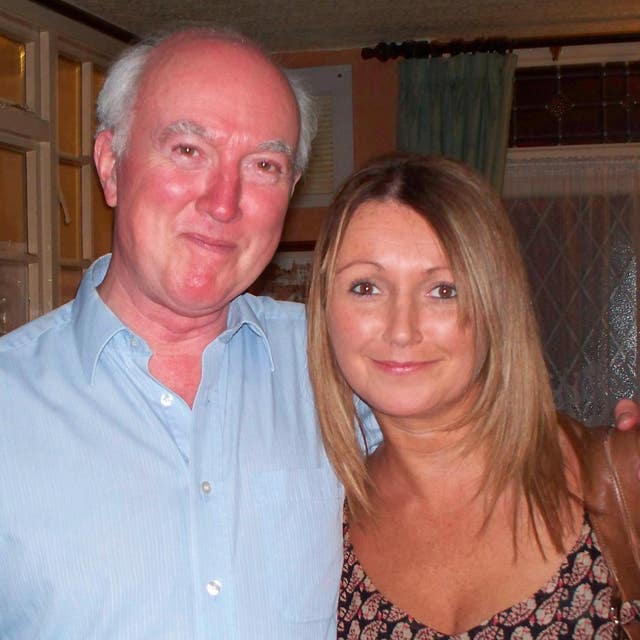 Peter Lawrence with his daughter Claudia 