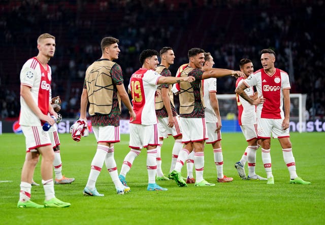 Ajax celebrate