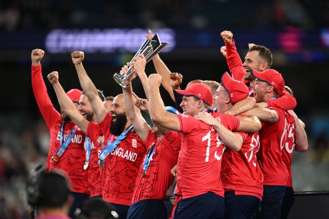 England became double world champions after their five-wicket win against Pakistan in the T20 World Cup final having won the One-Day World Cup final in 2019