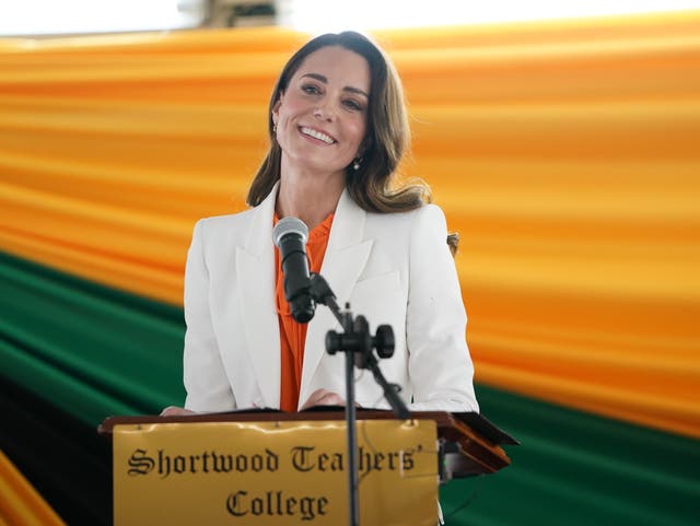 Kate visits Shortwood Teachers College 