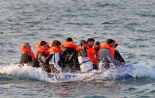 Hundreds of migrants have reached UK shores in recent days (Gareth Fuller/PA)