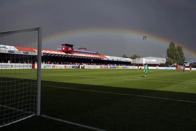 Fans have not seen Dagenham's Victoria Road for some time