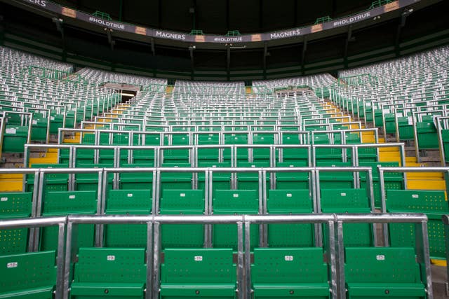 Celtic Park has had a safe standing section since 2016
