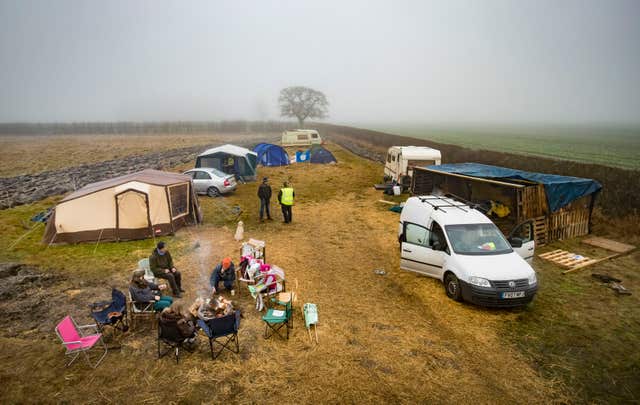 Protesters have packed up their anti-fracking camp (Danny Lawson/PA)