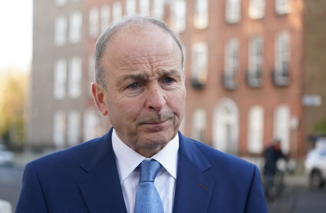 Head and shoulders photo of Micheal Martin