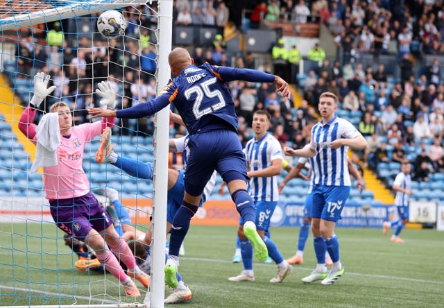 Celtic had won earlier in the day to put pressure on their Old Firm rivals