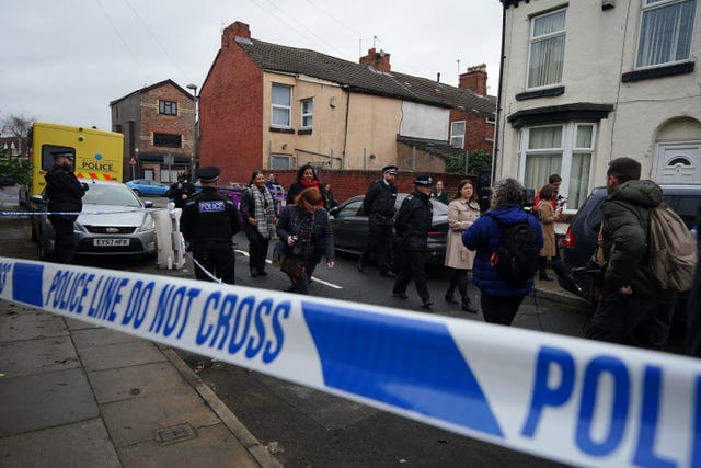 Police thanked the public for their patience as investigations continue (Peter Byrne / PA)