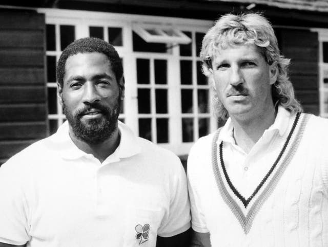 Vivian Richards and Ian Botham