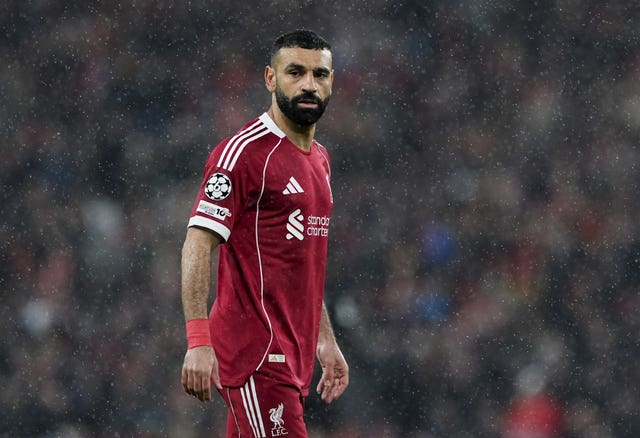 Salah looking to the side
