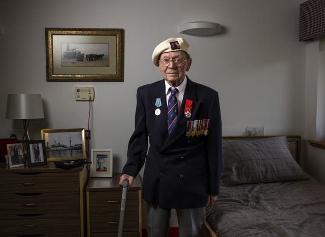 Albert Lamond at Erskine Veterans Village in Bishopton, Renfrewshire 