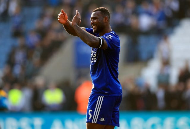 Wes Morgan scored in Saturday's win at Bournemouth as Leicester moved level on points with Wolves.