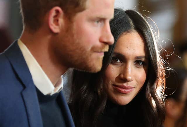Prince Harry and Meghan Markle live two miles from St James's Palace (Andrew Milligan/PA)