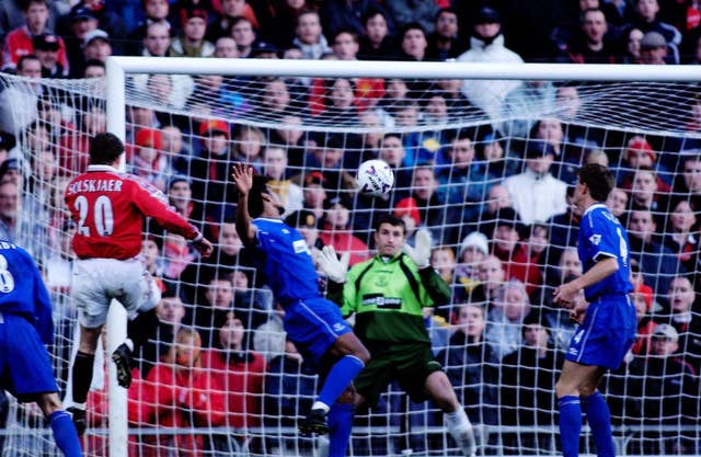 The striker scored four more in a 5-1 win over Everton in December 1999