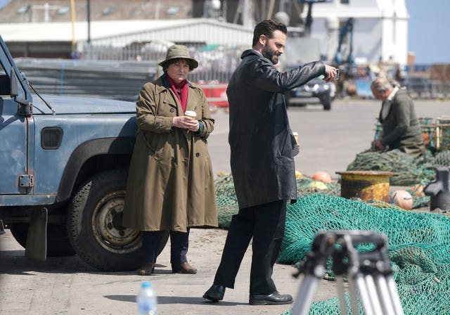 Vera filming in North Tyneside