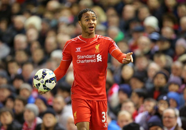 Sterling started his professional career at Liverpool.