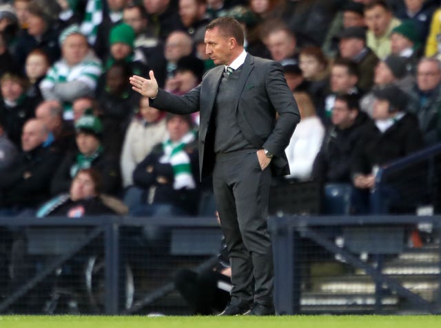 Brendan Rodgers won his fourth domestic trophy as Celtic manager