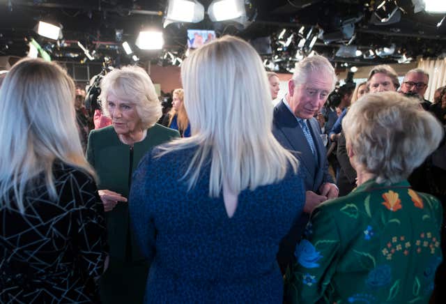 Royal visit to London Television Centre